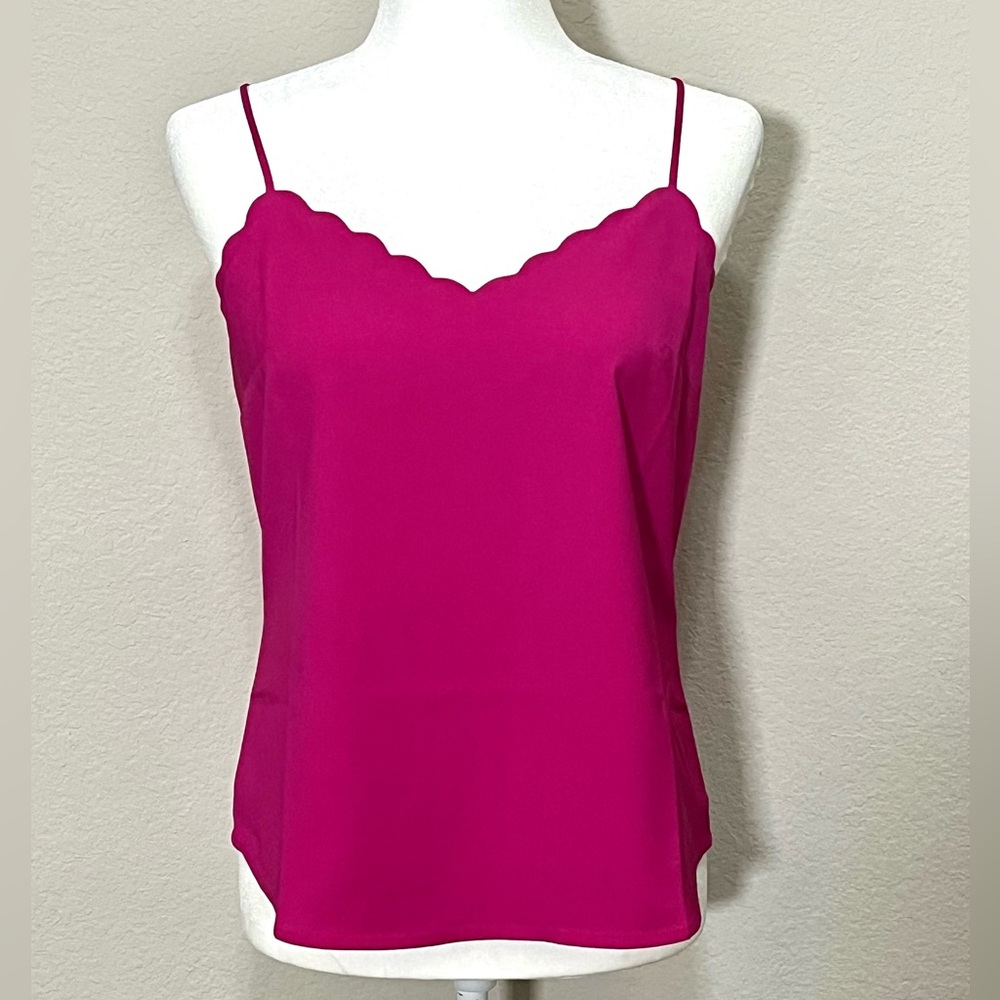 J. Crew Scalloped Preppy Academia Camisole Size 2